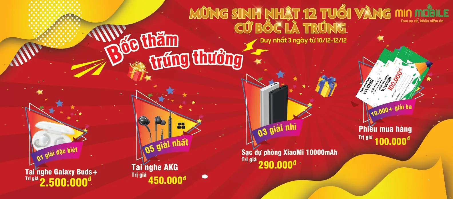 Bốc thăm trúng thưởng, cứ bốc là có quà